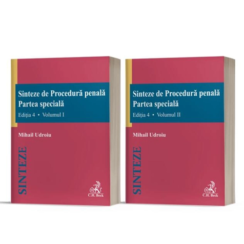 Sinteze de Procedură penală. Partea specială (vol. 1 + vol. 2)