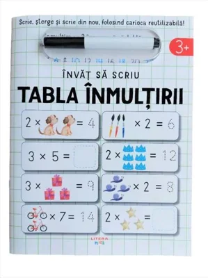 Învăț să scriu: Tabla înmulțirii