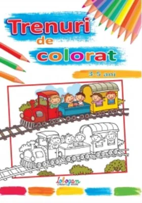 Trenuri de colorat (3-5 ani)