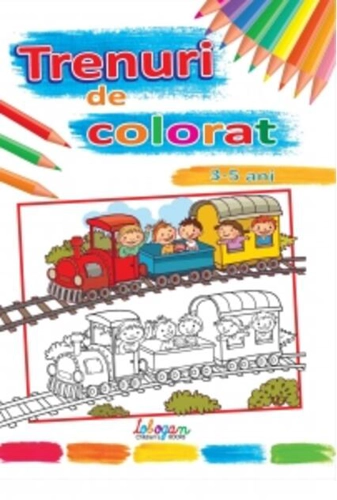 Trenuri de colorat (3-5 ani)